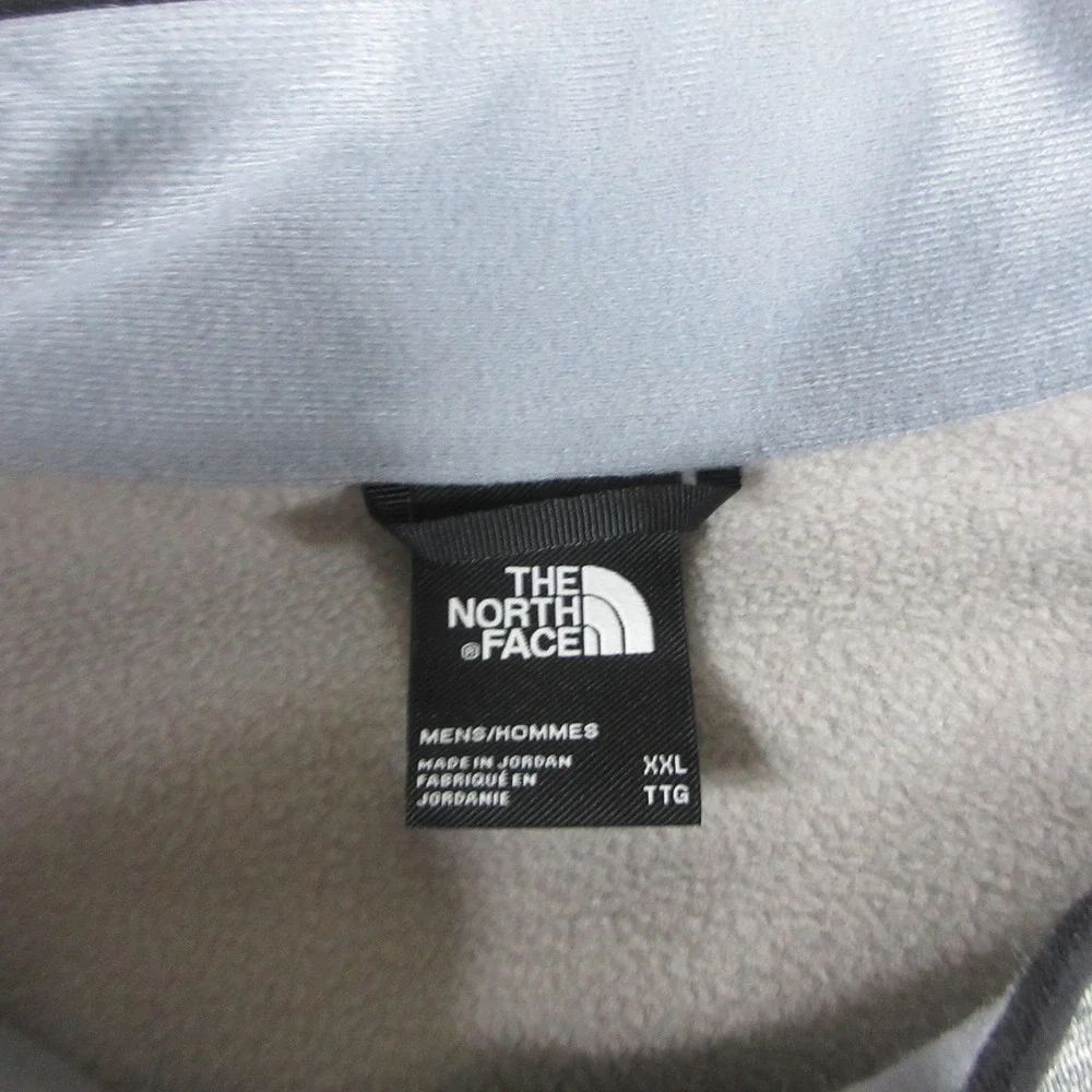 The North Face Pullover Mens 2XL Gray Fleece 1/4 Zip‎ Raglan Outdoor Hiking